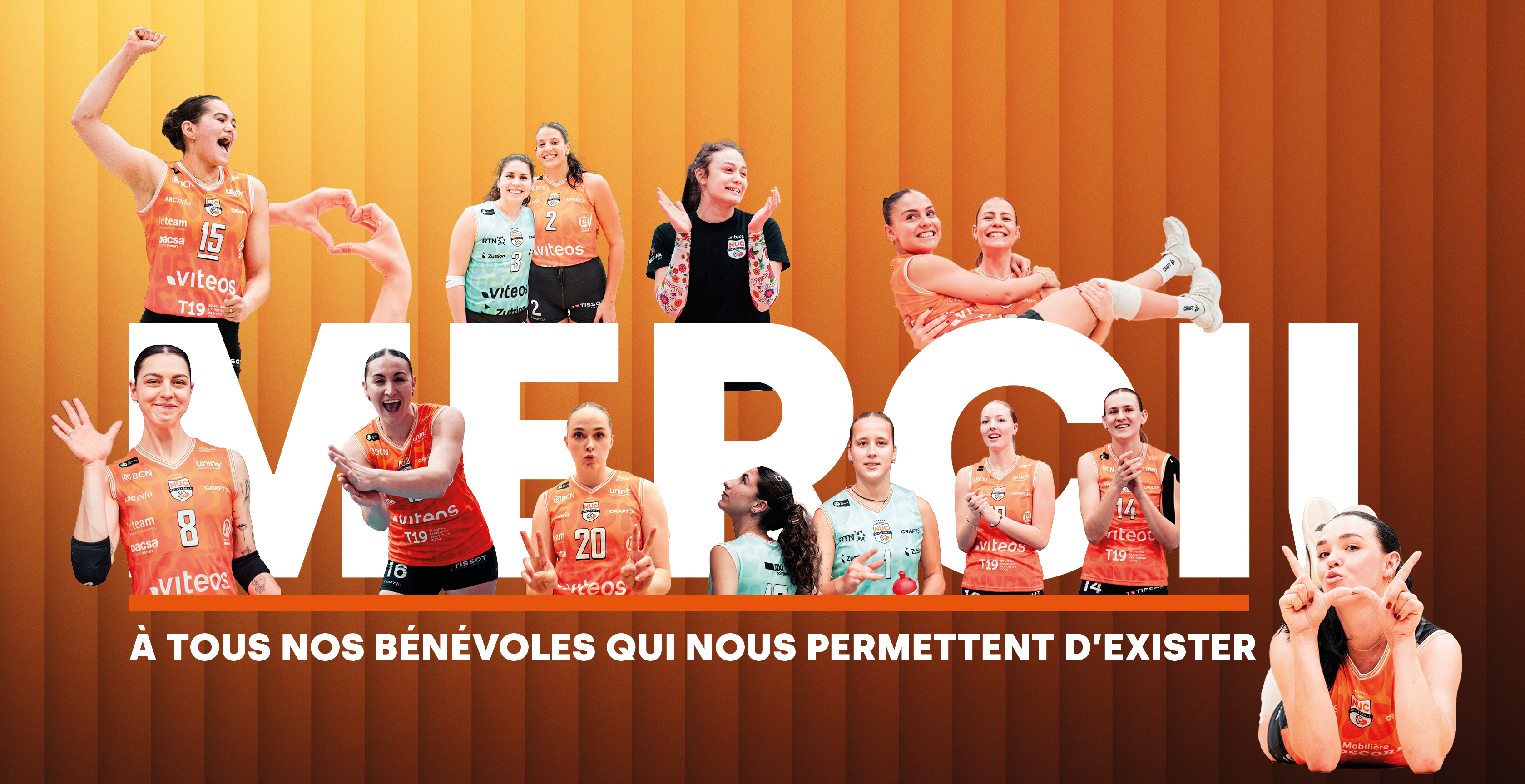 merci à tous nos bénévoles