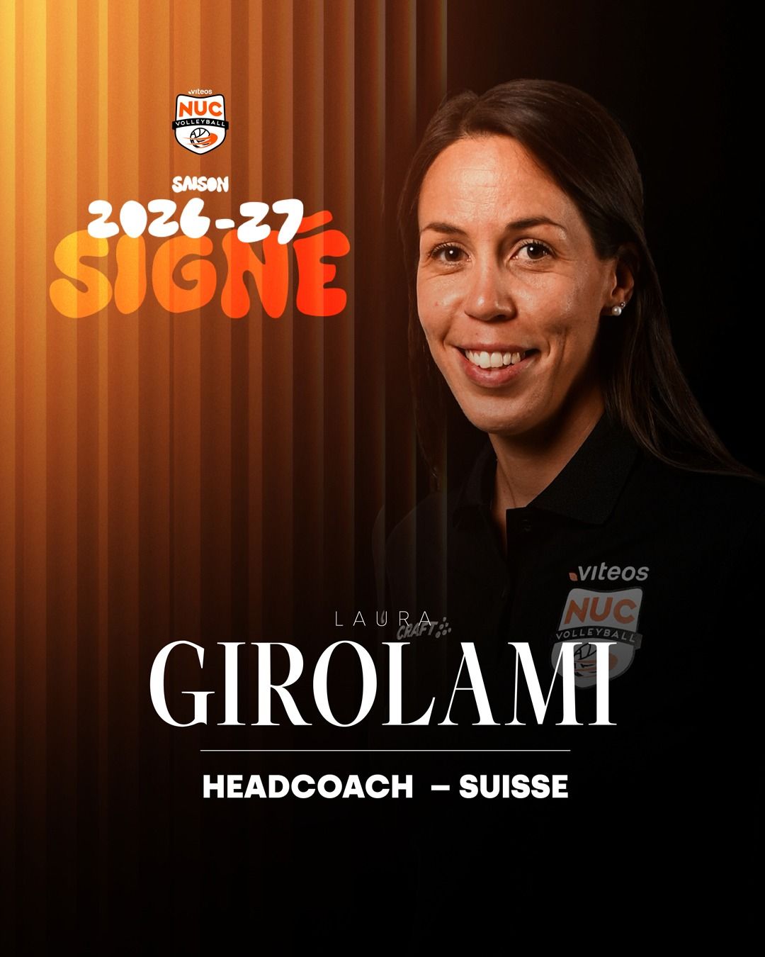 LE VITEOS NUC PROLONGE SA HEAD COACH LAURA GIROLAMI