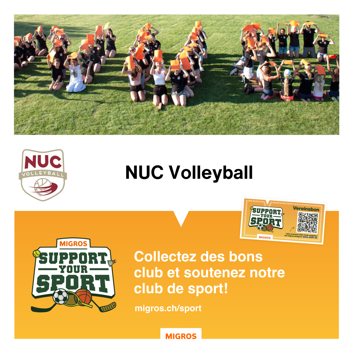Support Your Sport Action Migros