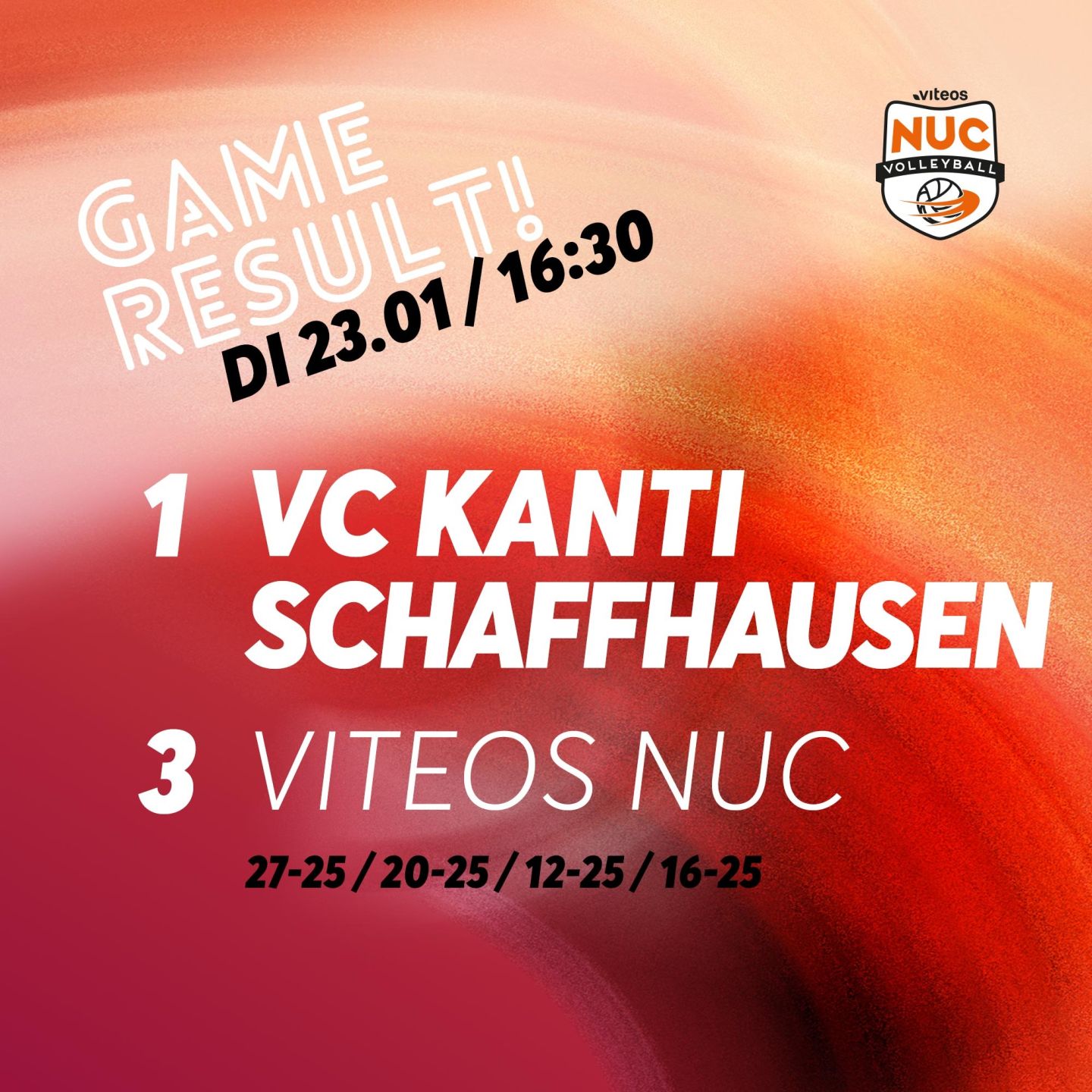 Kanti NUC game result