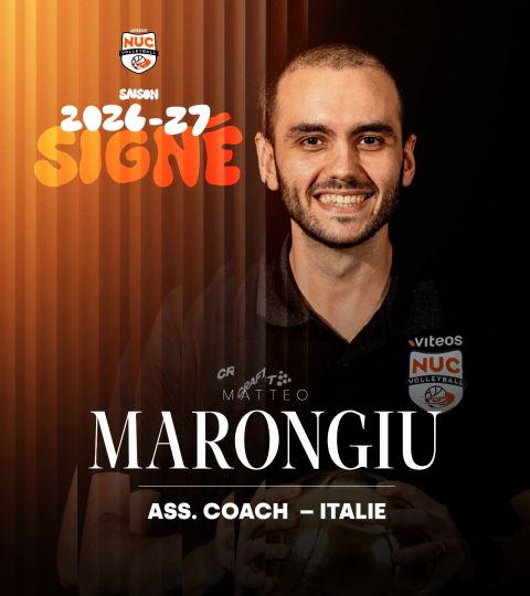 MATTEO MARONGIU POURSUIVRA L’AVENTURE AVEC LE VITEOS NUC